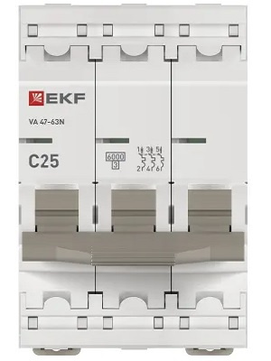 фото Автоматический выключатель  EKF M636325C в Челябинске