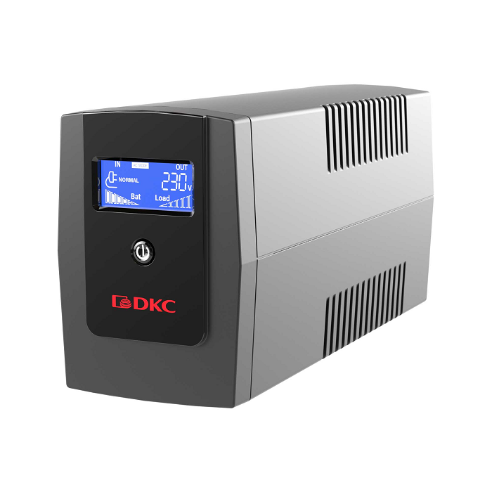 

Источник бесперебойного питания DKC INFOLCD600I линейно-интерактивный, Info, 600VA/360W, 3xIEC C13, USB + RJ45, 1x7Aч, "RAM batt", INFOLCD600I