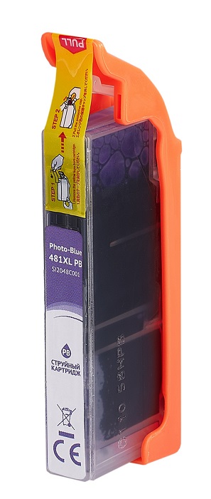 

Картридж струйный Sakura 2048C001 (481XL PB) для Canon PIXMA TS8140/TS9140, водорастворимый тип чернил, фото-голубой, 9140 к., 2048C001 (481XL PB)