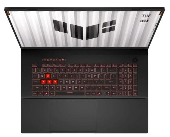 фото Ноутбук ASUS TUF Gaming A18 FA808UP-S8117 18" (AMD Ryzen 7, 16Гб DDR5, SSD 512 Гб, GeForce RTX 5070, Без ОС) Серый [90NR0NL1-M00640]