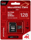 фото Карта памяти MicroSDXC 128GB Qumo QM128GMICSDXC10U3 в Перми