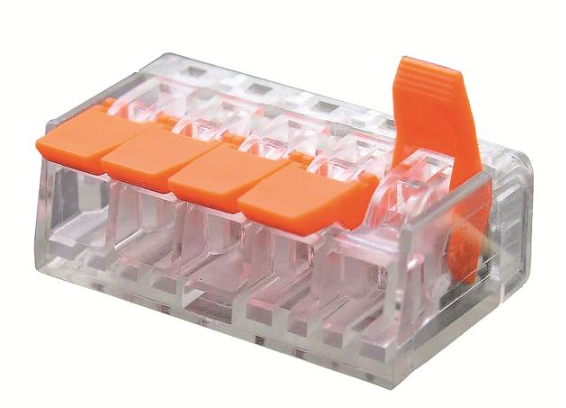 

Клемма TOKOV ELECTRIC TKE-PCT-415/C50 строительно-монтажная PCT-415 компактная 5 отверстий, TKE-PCT-415/C50