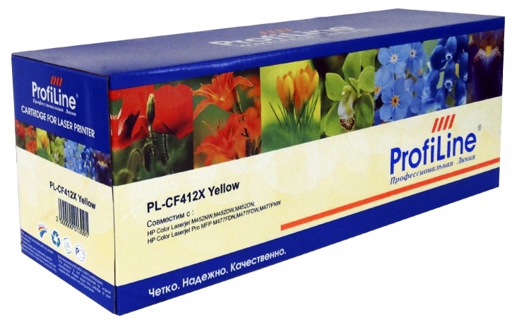 

Картридж ProfiLine PL-CF412X №410X для принтеров HP LaserJet Pro M477/M452 Yellow 5000 копий ProfiLine, PL-CF412X