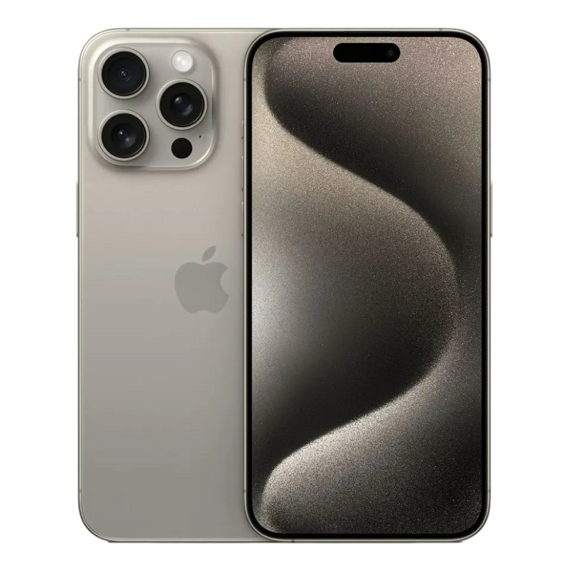 

Смартфон Apple iPhone 15 Pro Max 256GB (MU793ZD/A, MU6R3J/A) Natural Titanium, iPhone 15 Pro Max 256GB