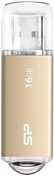 

Накопитель USB 2.0 16GB Silicon Power SP016GBUF2M01V1GB6 Ultima II золотой, SP016GBUF2M01V1GB6