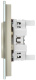 фото Розетка двухместная без заземления  IEK SK-R20-10-K10