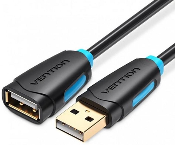 

Кабель Vention CBCBI удленитель USB 2.0 AM/AF - 3м Черный, CBCBI