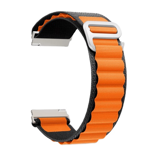 

Ремешок на руку Lyambda DSN-19-20-BO петлевой нейлоновый для часов 20 mm black/orange, DSN-19-20-BO