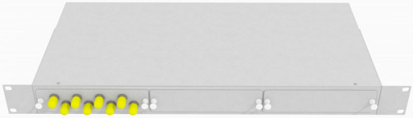 фото Кросс оптический стоечный  TopLAN КРС-Top-1U-08ST/U-OM2-GY в Красноярске