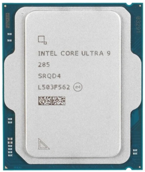 

Процессор Intel Core Ultra 9 285 AT8076806418 Arrow Lake 24C/24T 1.9-5.6GHz (LGA1851, L2 40MB, GPU Intel graphics, 3nm, TDP 65W) OEM, Core Ultra 9 285