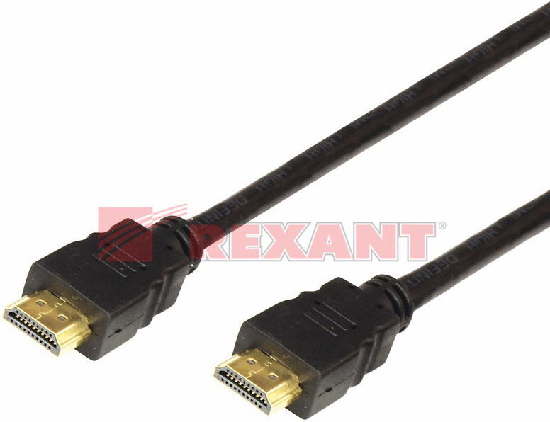

Кабель Rexant 17-6209 HDMI - HDMI gold, 15м, с фильтрами, 17-6209