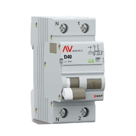 фото Автомат дифференциальный EKF rcbo10-1pn-40D-300-ac-av в Красноярске
