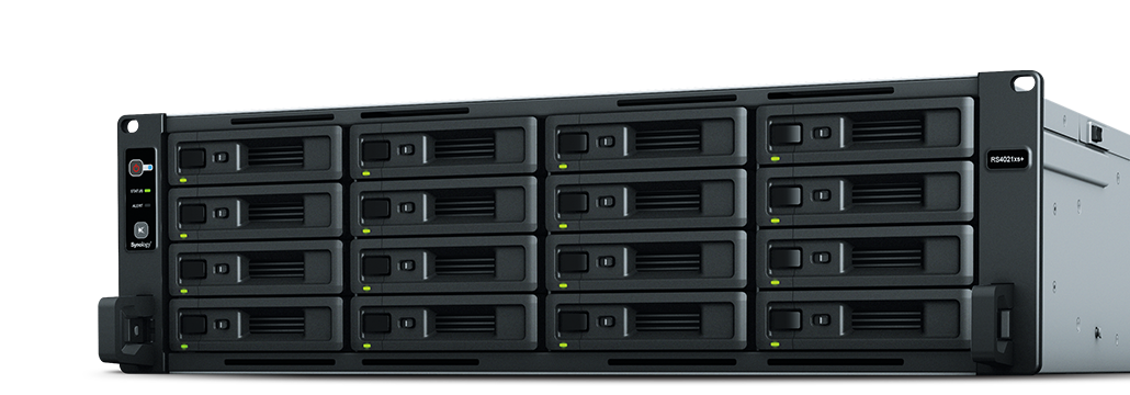 

Сетевое хранилище Synology RS4021xs+ 16x3.5"/2.5" SATA,RAID 0/1/5/6/10/JBOD, 4xGbLAN, 2x10GbLAN, 2xUSB3.2Gen1, 2U, без HDD, RS4021xs+