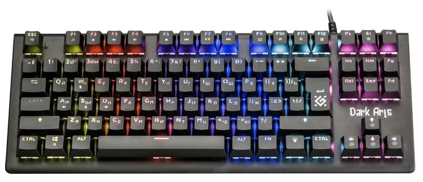 

Клавиатура Клавиатура USB DARK ARTS GK-375 RU 45375 DEFENDER, 45375