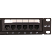 фото Патч-панель EKF TRP-PPNL-5EUTP-1U24