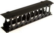 фото Кабельный организатор Hyperline CMF-2U-FPL106-MCOV-RAL9005