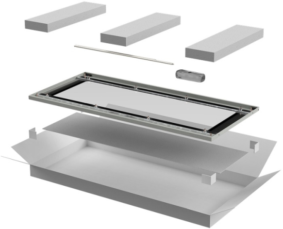 Изображение товара Стеклянная дверь ITK LN35-38U8X-DR для шкафов серии LINEA N 38U шириной 800 мм