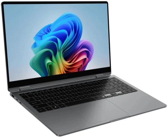 фото Ноутбук Samsung Galaxy Book 5 360 NP750 15.6" (Intel Core Ultra 7, 16Гб LPDDR5X, SSD 512 Гб, Arc graphics 140V, Windows 11 Профессиональная) Серый [NP750QHA-LG2IN/W11P]