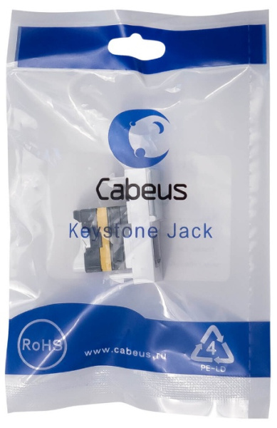 фото Модуль  Cabeus KJ-RJ45-Cat.6a-180T-FP-L-22,5 в Казани