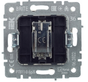 фото Розетка телевизионная оконечная IEK BR-A10-O-K36