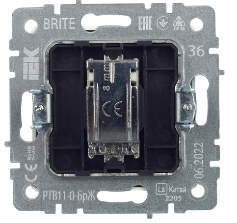 фото Розетка телевизионная оконечная  IEK BR-A10-O-K36 в Омске