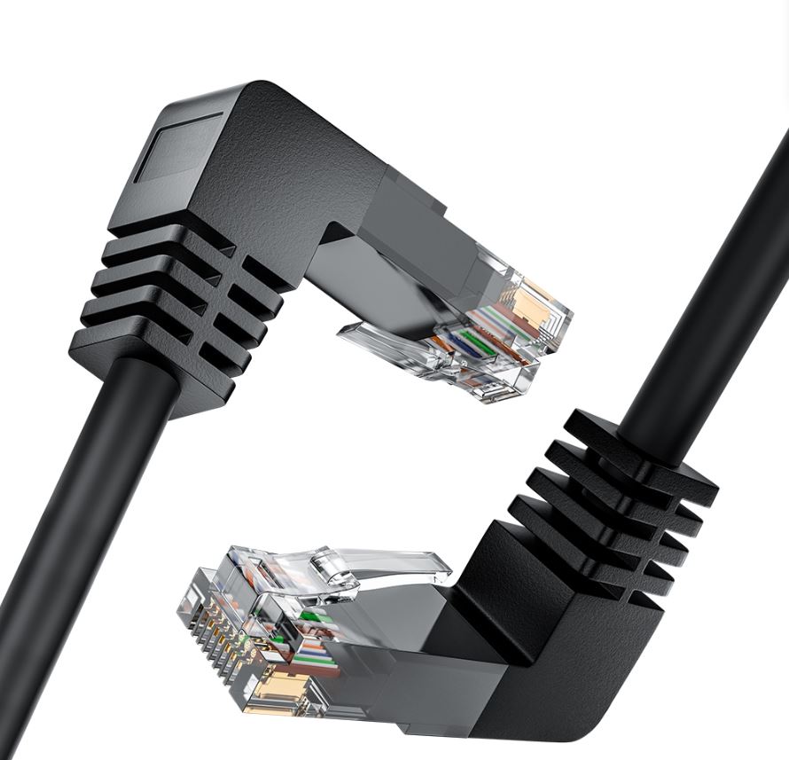

Кабель патч-корд U/UTP 6 кат. 0.5м Greenconnect GCR-54020 черный, верхний/верхний угол, литой, ethernet high speed, RJ45, T568B, GCR-54020