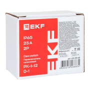 фото Переключатель кулачковый EKF pk-1-12-25-65
