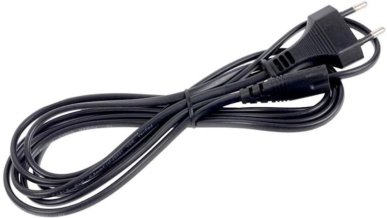 

Кабель Telecom TP228-1.8-B для аудио-видео техники IEC-320-C7--розетка 220V, 2-pin 1,8m ,черный, (1/250), TP228-1.8-B