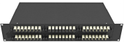фото Кросс оптический стоечный TopLAN КРС-Top-2U-48SC/U-OM2-BK