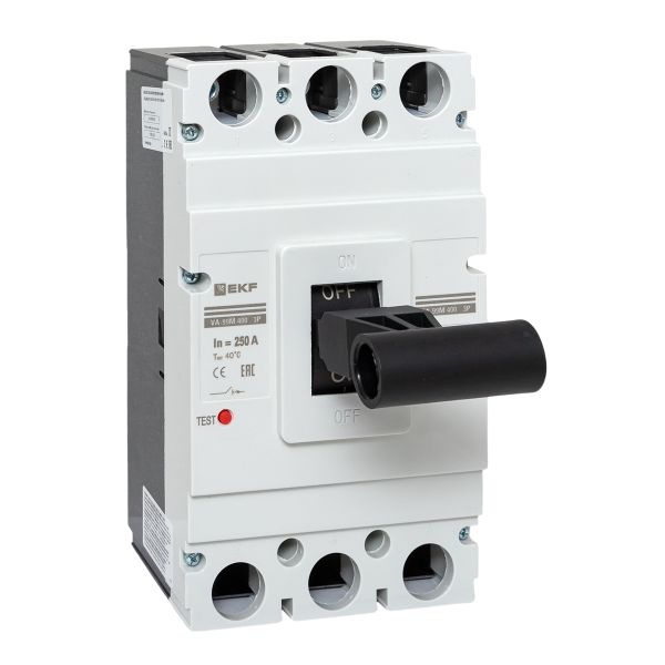 

Автоматический выключатель в литом корпусе EKF mccb99-400-250m ВА-99М 400/250А 3P 42кА, mccb99-400-250m