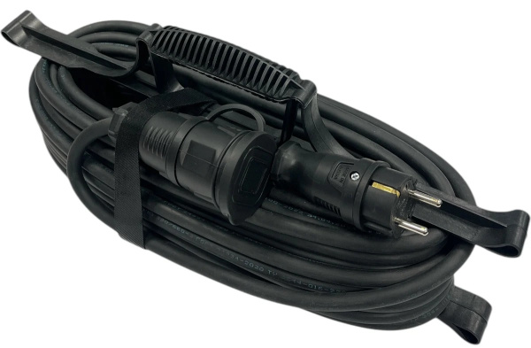 Изображение товара Удлинитель iTOK i-CONNECT-COLOR-SUR-KG-325-1-44-10-BLACK 10 м IP44 морозостойкий