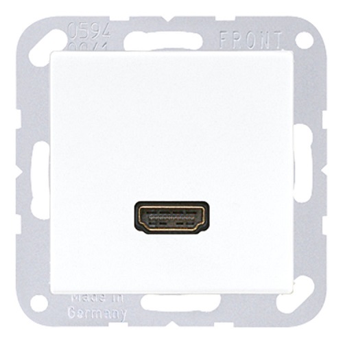 

Розетка Jung MAA1112WW HDMI 1-ая A 500 белая, MAA1112WW