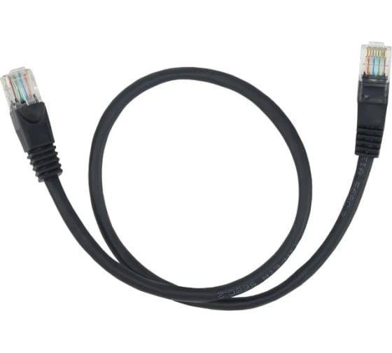 

Патч-корд Buro 1645604 UTP 4 пары cat5E CCA molded 0.5м черный RJ-45 (m)-RJ-45 (m) (1645604), 1645604