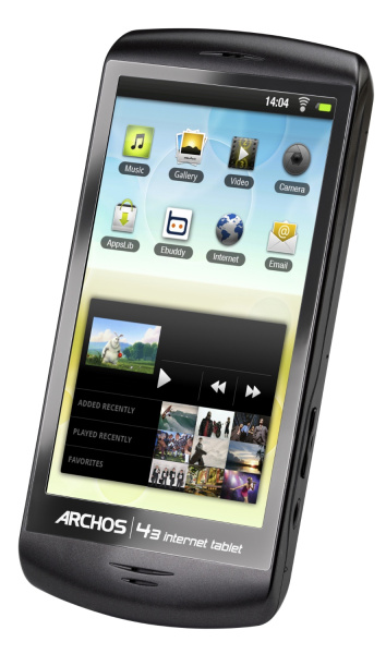 фото Планшет  Archos 43 Internet Tablet 16Gb