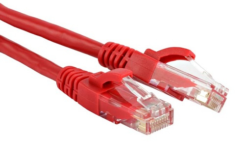 фото Кабель патч-корд U/UTP 6 кат. 3м Hyperline PC-LPM-UTP-RJ45-RJ45-C6-3M-LSZH-RD в Уфе