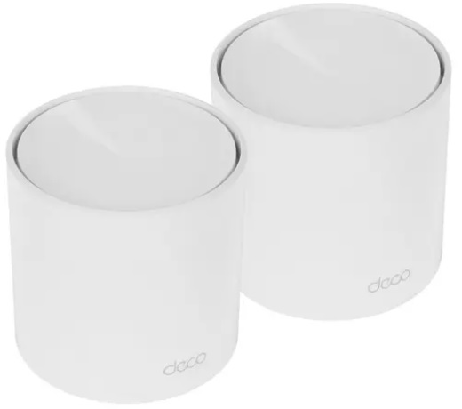 

Роутер TP-LINK Deco X50 AX3000, 10/100/1000BASE-TX, a/b/g/n/ac/ax, 2.4/5ГГц, 574/2402Мбит/с, 2 встроенные антенны, Deco X50