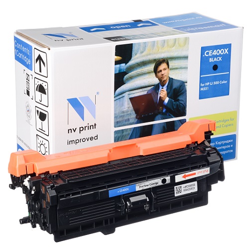

Картридж NVP NV-CE400XBk Black для CLJ Color M551 (11000k), NV-CE400XBk