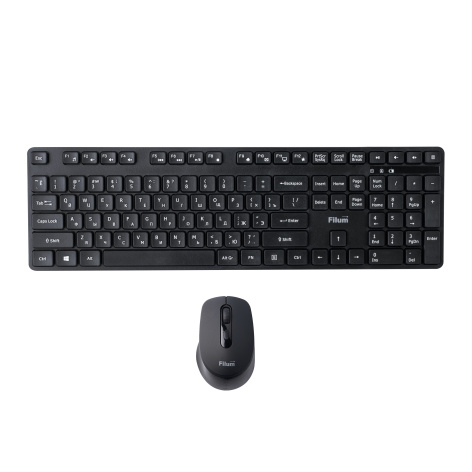 фото Клавиатура и мышь wireless Filum FL-KTW15-BK в Краснодаре
