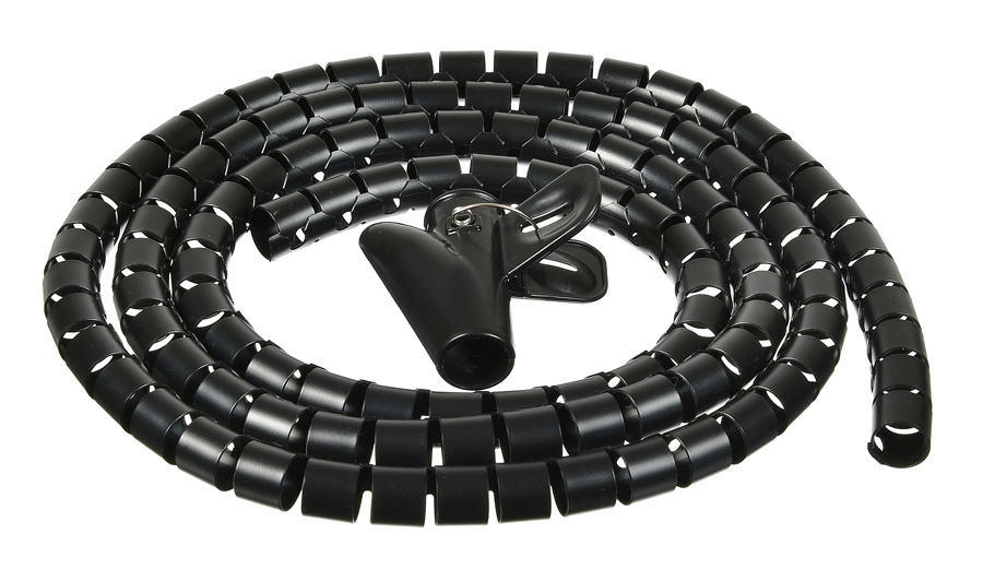 

Кабельный организатор Buro CG202B Spiral Hose 20x2000mm black, CG202B