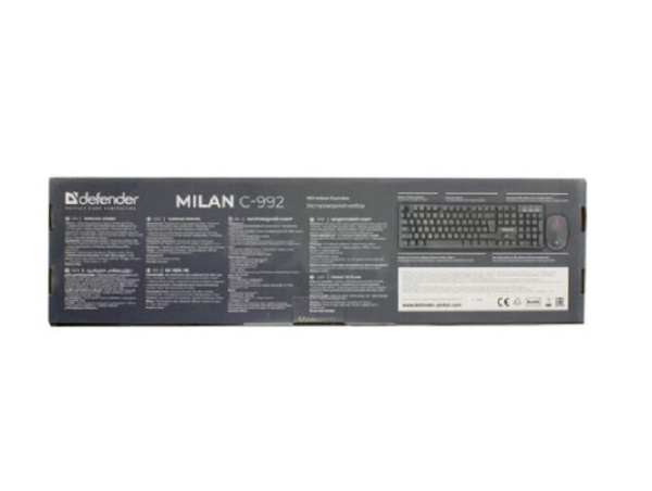 фото Клавиатура и мышь Wireless Defender Milan C-992 в Уфе