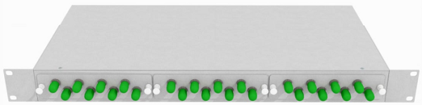фото Кросс оптический стоечный  TopLAN КРС-Top-1U-24ST/A-OS2-GY в Уфе