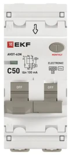 фото Автомат дифференциальный EKF D63N26E50C100 в Челябинске