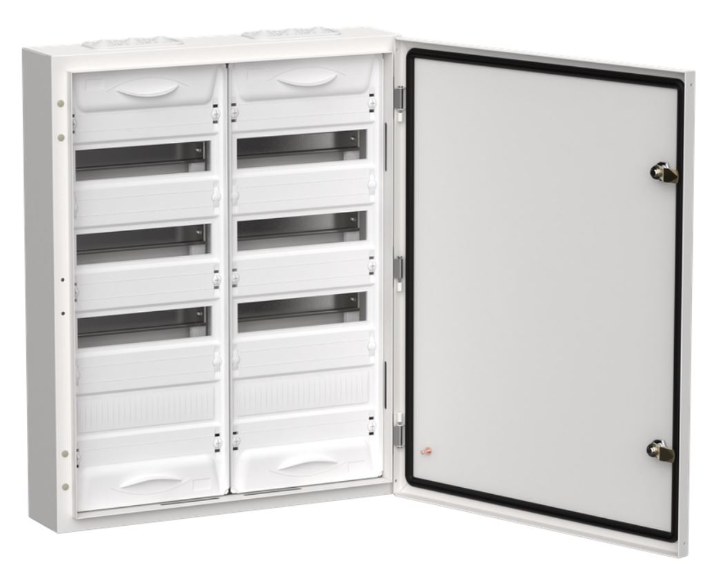 

Щит распределительный навесной IEK TI5-50-N-2X048-54 TITAN 5 ЩРн-96 (2х48) 710х570х140 IP54 белый металлический, TI5-50-N-2X048-54