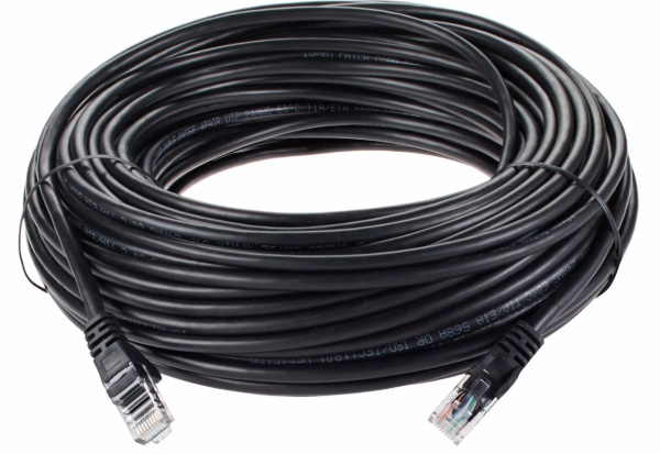 фото Кабель патч-корд U/UTP 5e кат. 30м iOpen ANP511_30M_BK в Екатеринбурге