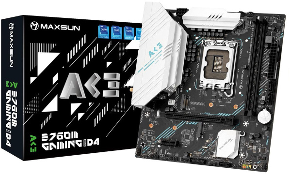 фото Материнская плата mATX MAXSUN MS-B760M GAMING WIFI ACE D4 в Самаре