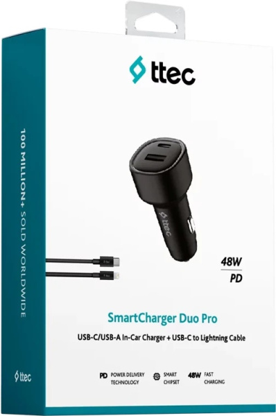 фото Зарядное устройство автомобильное TTEC 2CKP02LS в Уфе