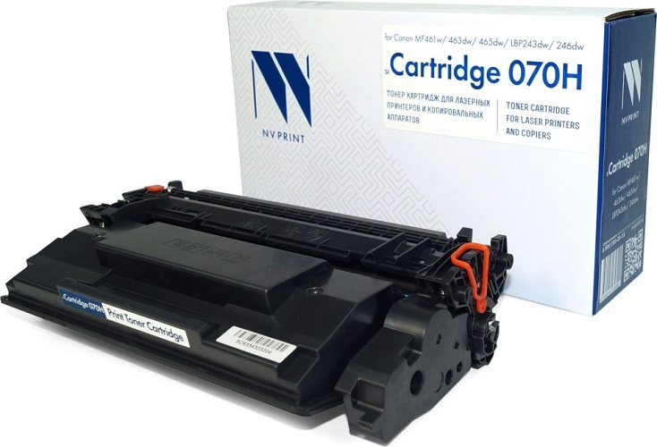 

Картридж NVP NV-070H для Canon MF461w/463dw/465dw/LBP243dw/246dw (10200k), NV-070H
