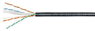 

Кабель витая пара U/UTP 6 кат. 4 пары Cabeus UTP-4P-Cat.6-SOLID-OUT-LSZH-UV-100 Кабель витая пара UTP (U/UTP), категория 6, 4 пары (23 AWG), одножиль, UTP-4P-Cat.6-SOLID-OUT-LSZH-UV-100