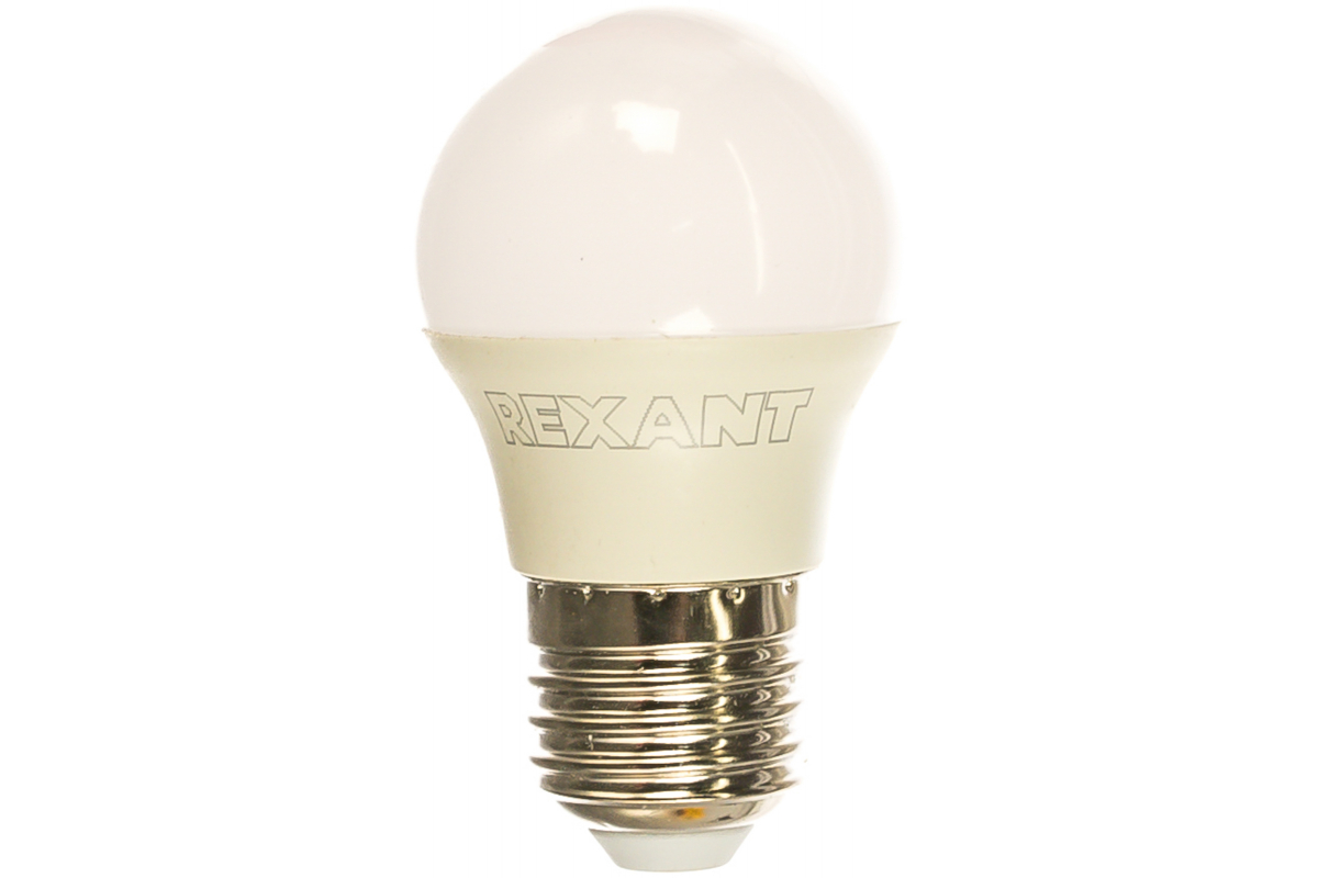 

Лампа светодиодная Rexant 604-034 шарик (GL) 7,5 Вт E27 713 лм 2700 K теплый свет, 604-034