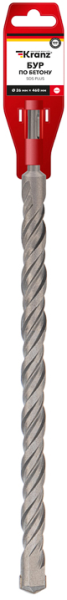 Изображение товара Бур по бетону KRANZ KR-91-0057 SDS PLUS 26 мм двойное резцовое исполнение